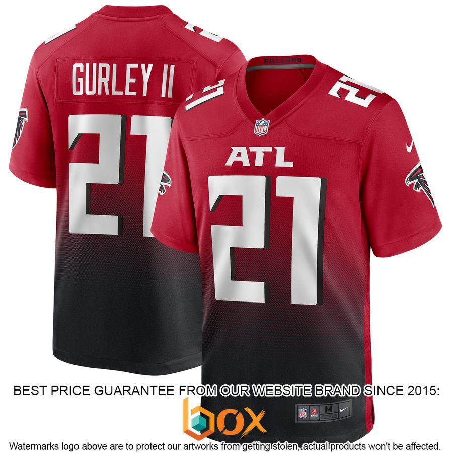 NEW Todd Gurley II Atlanta Falcons 2nd Alternate Red Football Jersey 16