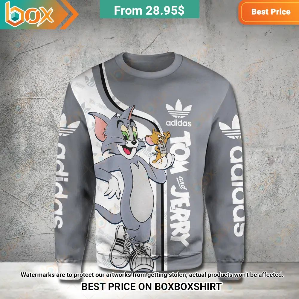 Tom and Jerry Adidas Shirt Hoodie Tank Top 2
