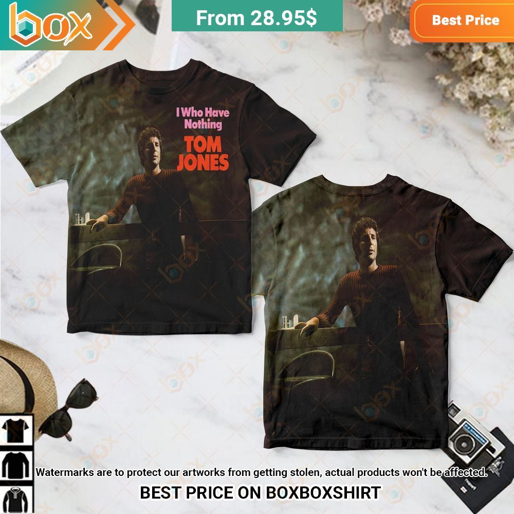 Tom Jones I Who Have Nothing Album Cover Shirt 1