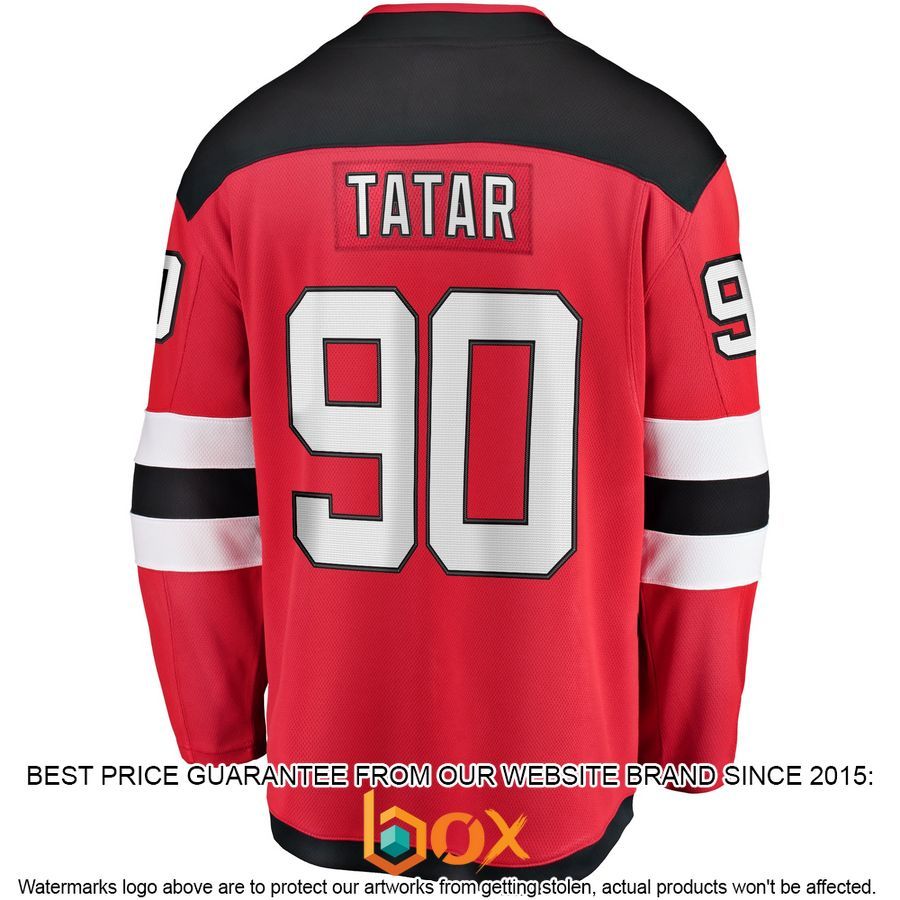 NEW Tomas Tatar New Devils Home Player Red Hockey Jersey 3