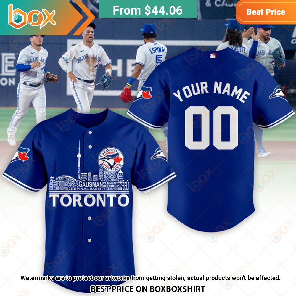 Toronto Blue Jays Custom Navy Jersey 2023 Custom Baseball Jersey 1