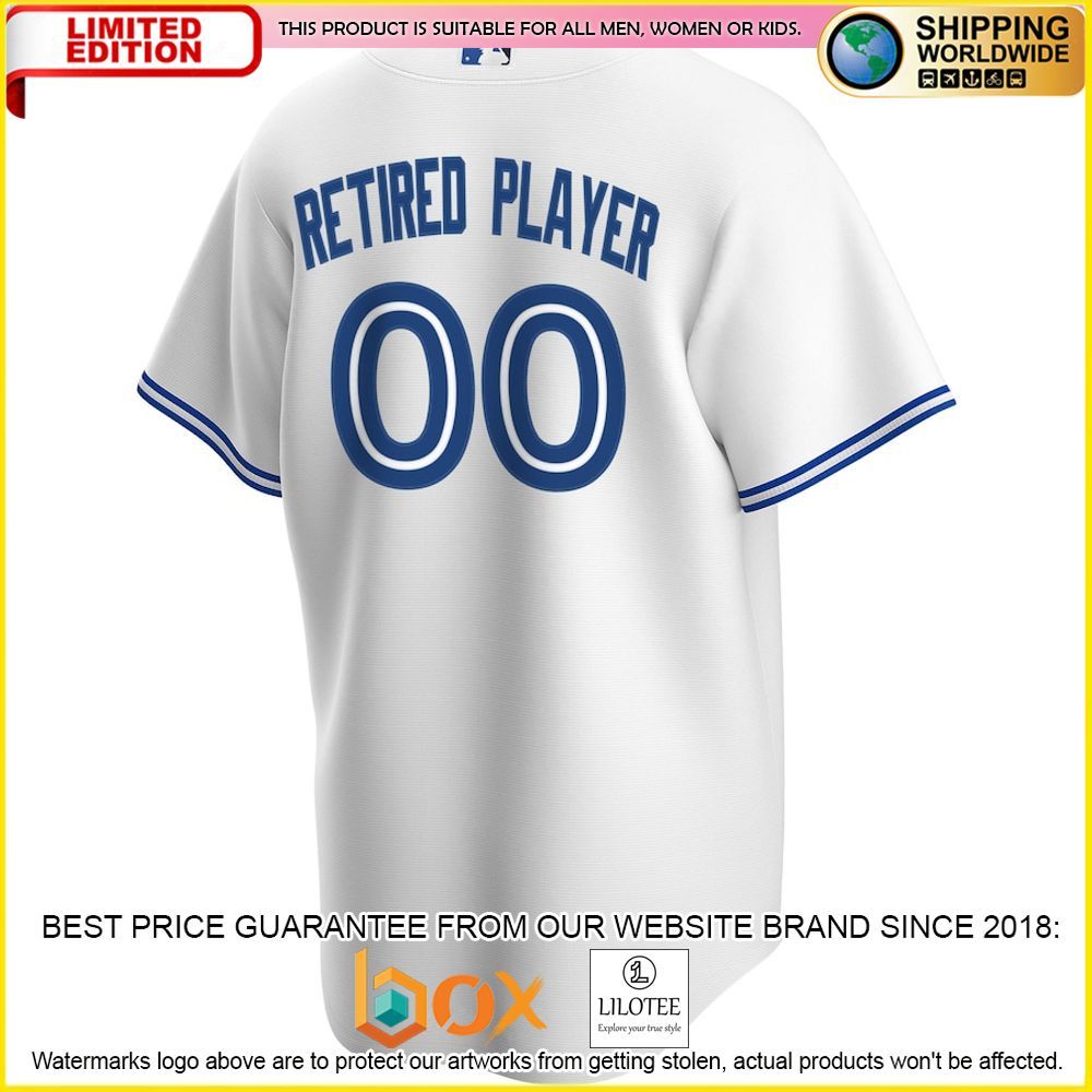 HOT Toronto Blue Jays Team White Baseball Jersey Shirt 2