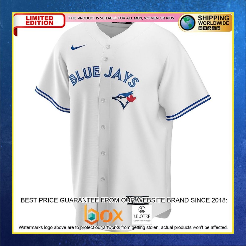 HOT Toronto Blue Jays Team White Baseball Jersey Shirt 6