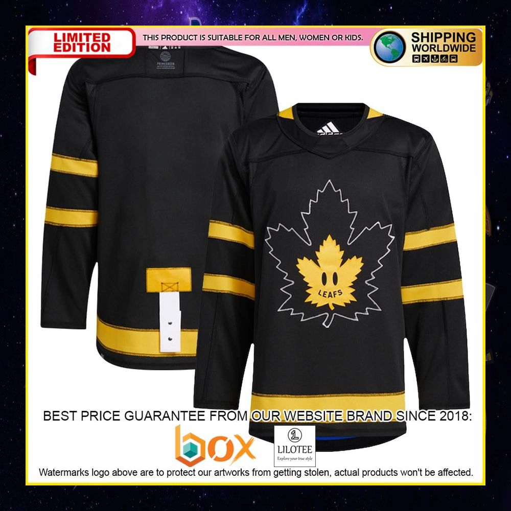 NEW Toronto Maple Leafs Adidas Custom Royal Premium Hockey Jersey 14