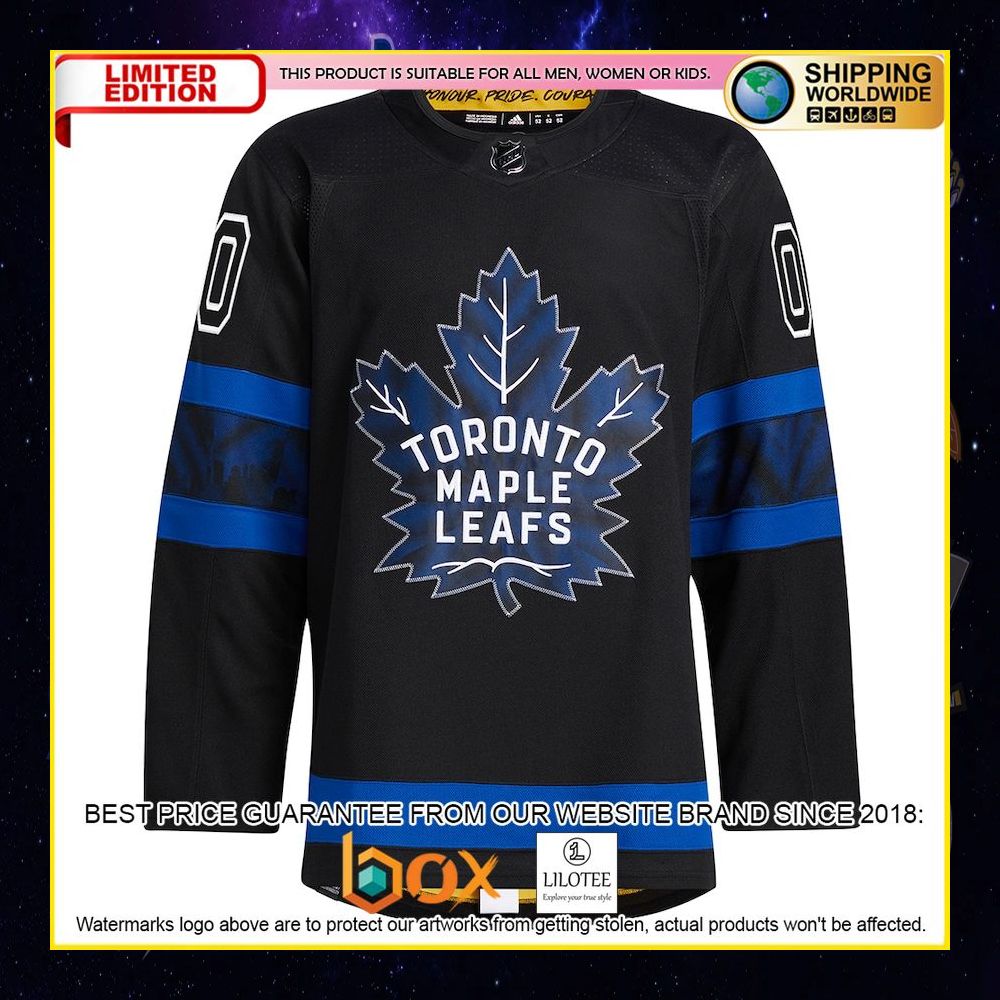 NEW Toronto Maple Leafs Adidas Custom Royal Premium Hockey Jersey 15