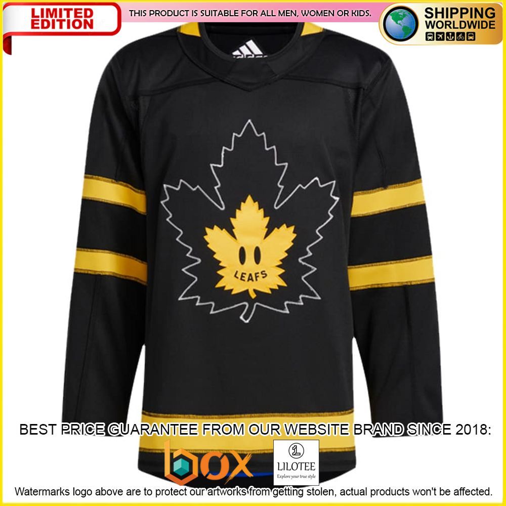 NEW Toronto Maple Leafs Adidas Custom Royal Premium Hockey Jersey 8