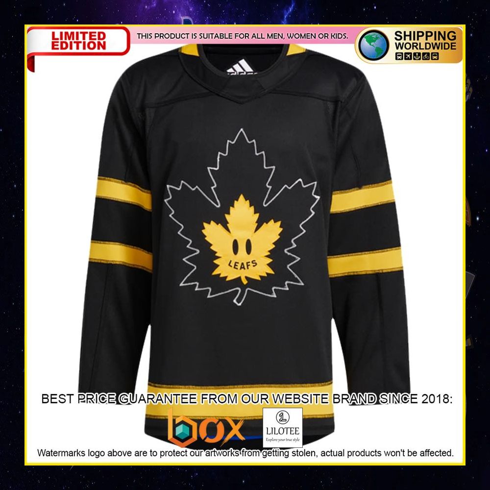 NEW Toronto Maple Leafs Adidas Custom Royal Premium Hockey Jersey 17