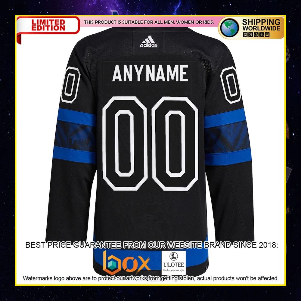 NEW Toronto Maple Leafs Adidas X Drew House Alternate Custom Black Premium Hockey Jersey 13