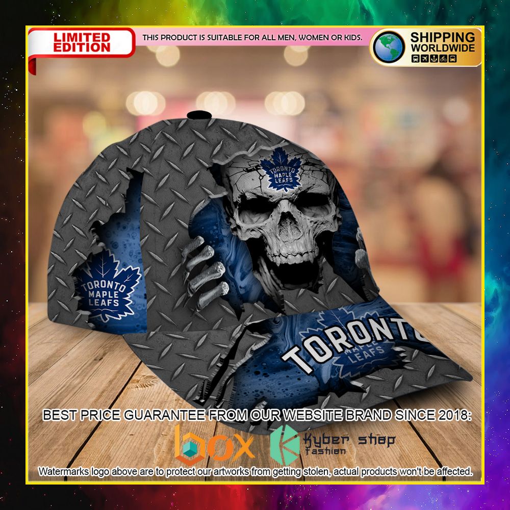 NEW Toronto Maple Leafs Custom Name NHL Skull Cap Hat 4
