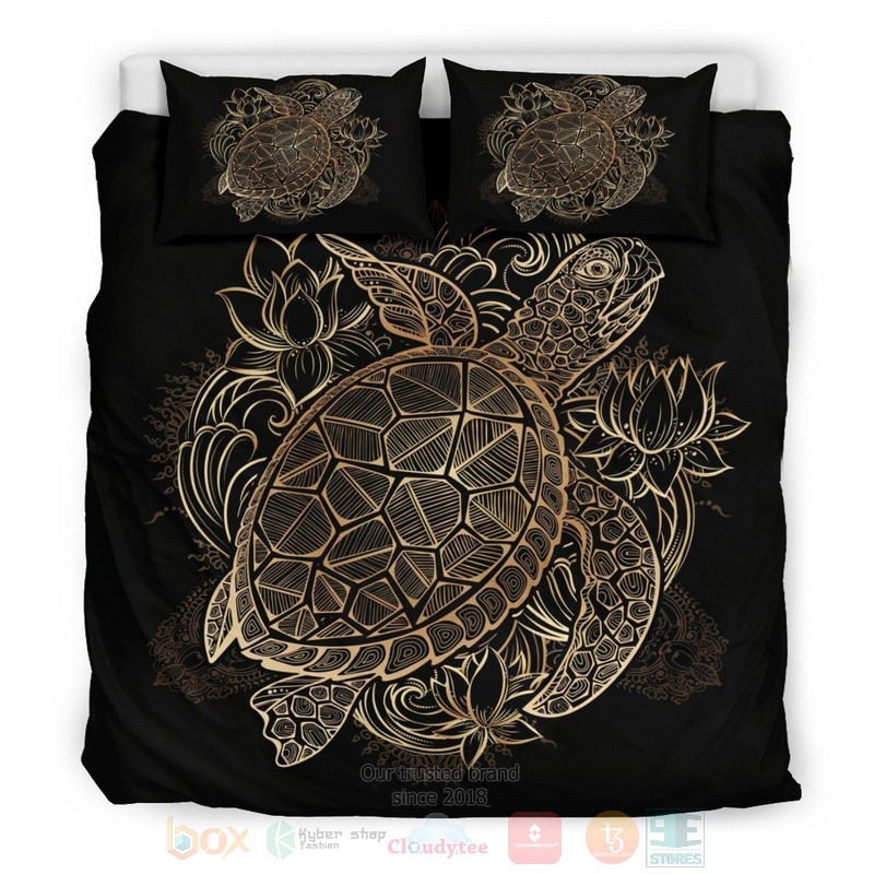 Turtle Pattern Bedding Set 4