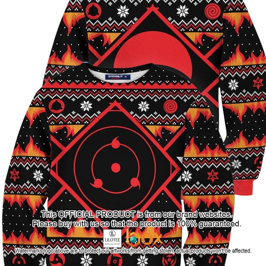 BEST Uchiha Kekkei Genkai Ugly Sweater 1