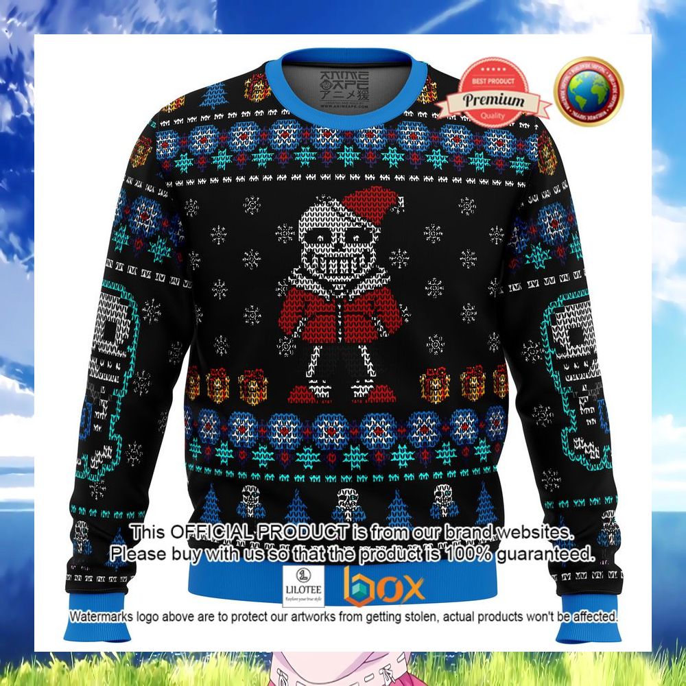 NEW Undertale San Santa Hat Sweater 4