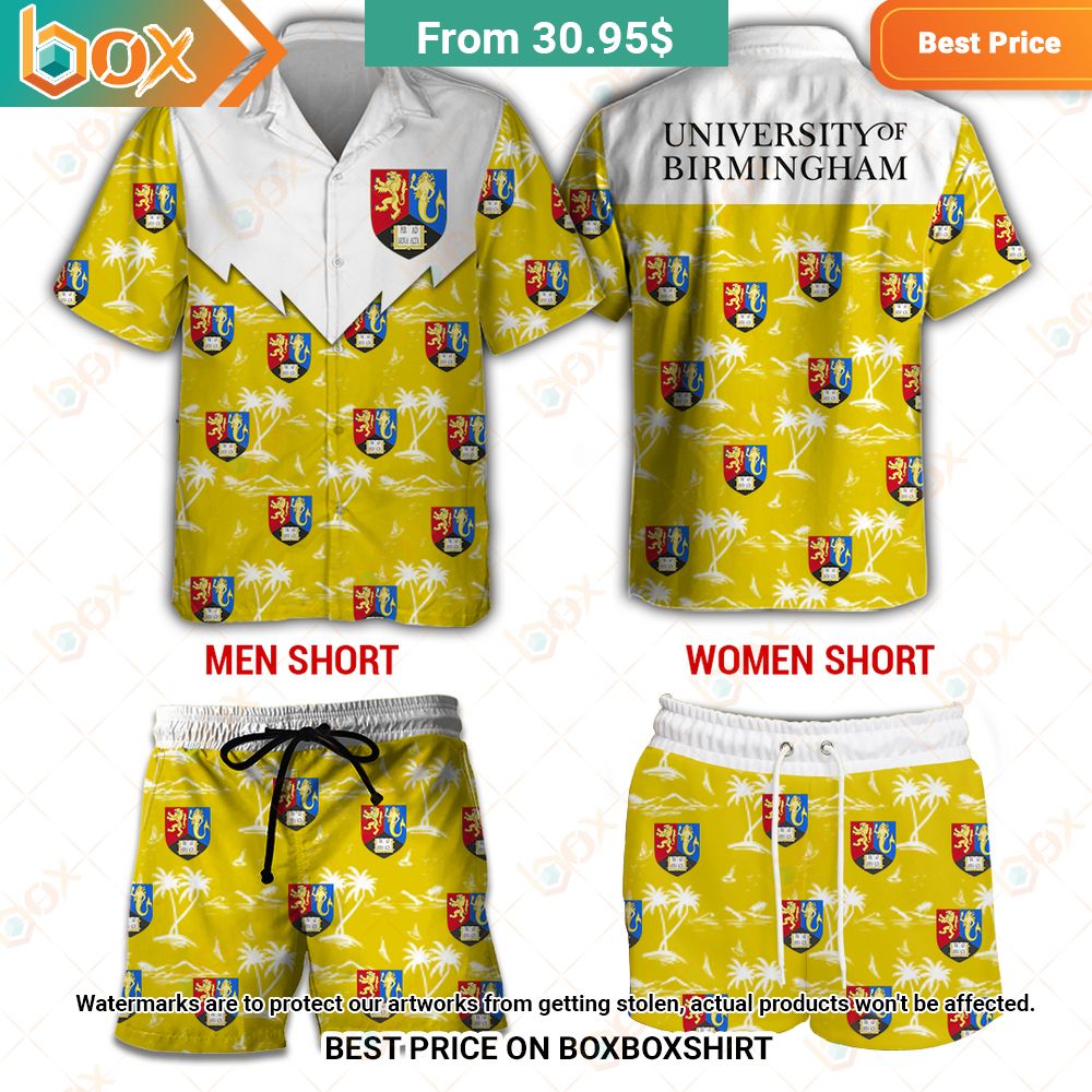 University of Birmingham Hawaiian Shirt 1