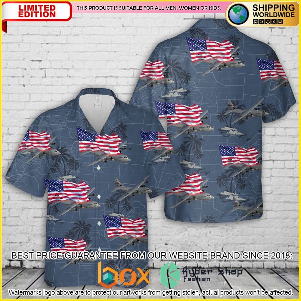TOP US Air Force Lockheed C-130 Hercules 4th of July 3D Hawaiian Shirt 6