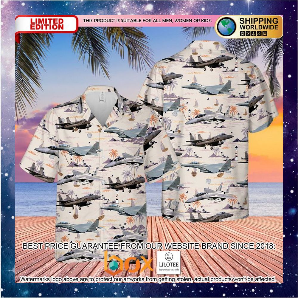 BEST US Air Force McDonnell Douglas F-15 Eagle island Hawaiian Shirt 10