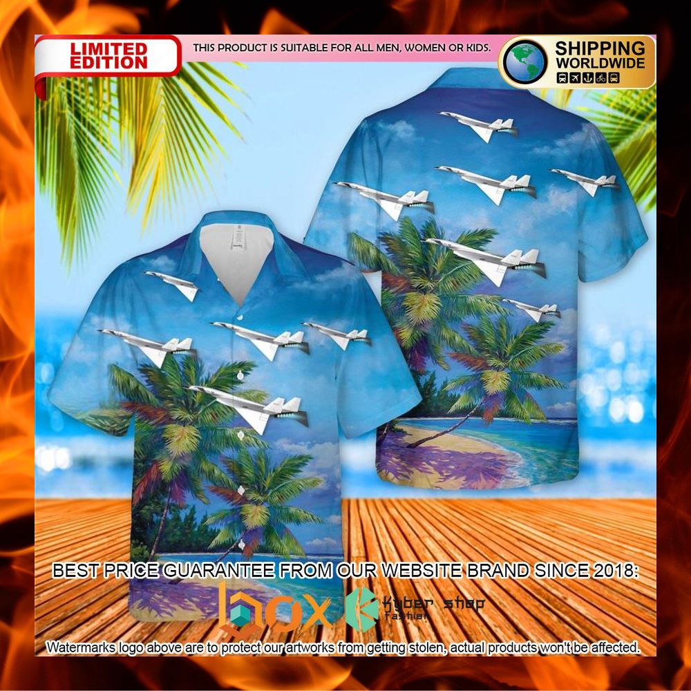 BEST US Air Force North American XB-70 Valkyrie Beach Hawaiian Shirt 5