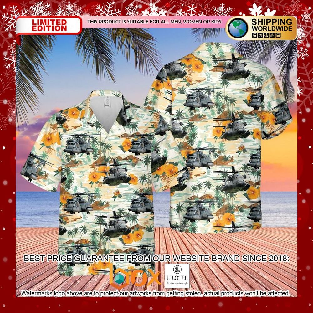 BEST US Air Force Sikorsky MH-53 Pave Low Hawaiian Shirt 4