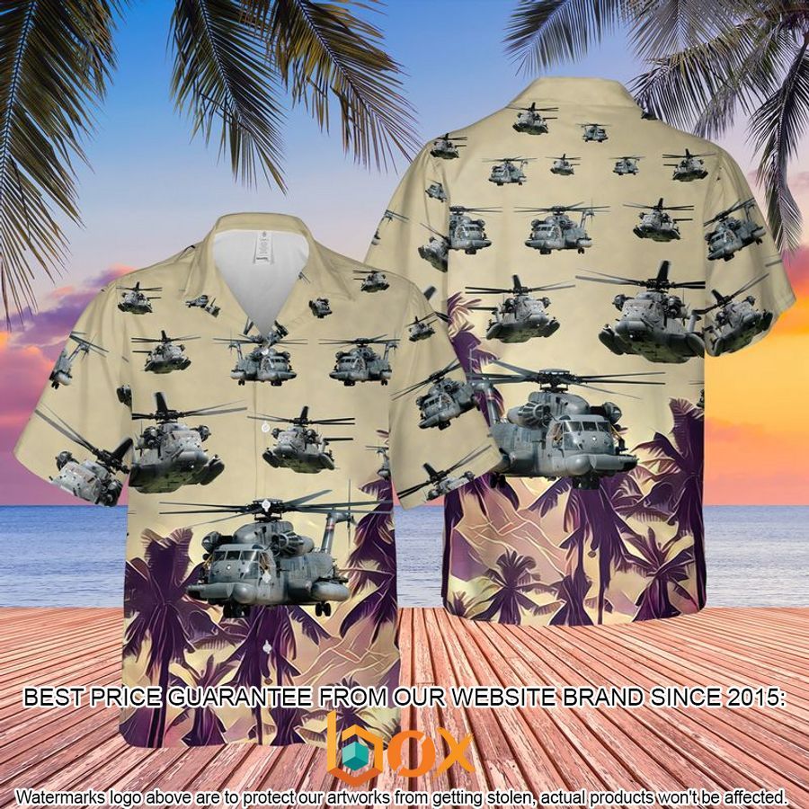 BEST US Air Force Sikorsky MH-53 Pave Low yellow Hawaiian Shirt 6