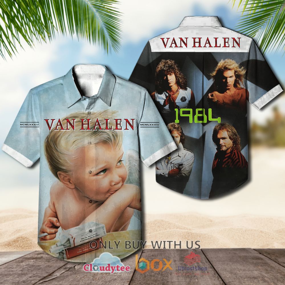 Van Halen 1984 Albums Hawaiian Shirt 1