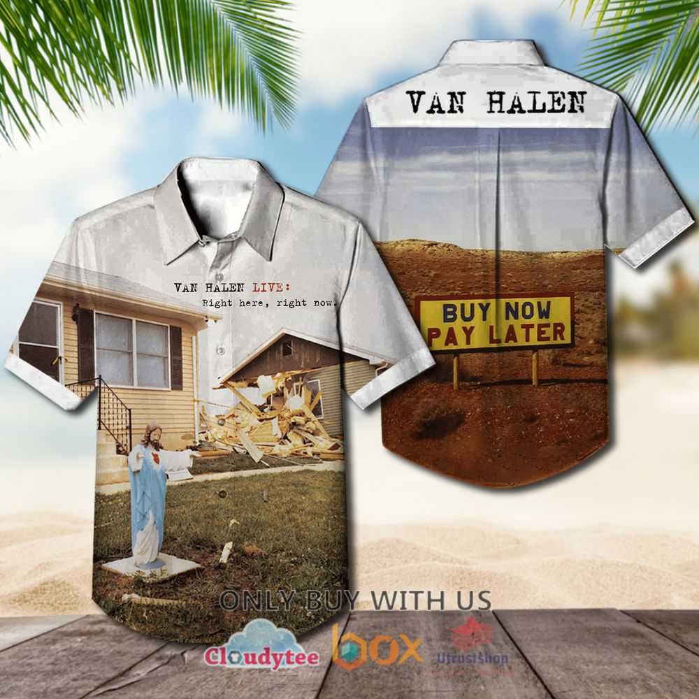 Van Halen Live Right Here, Right Now Albums Hawaiian Shirt 1