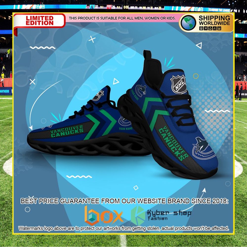NEW Vancouver Canucks Custom Name Clunky Shoes 10