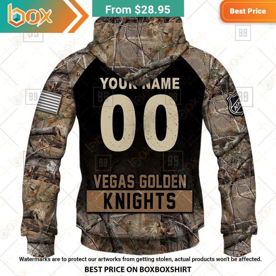 BEST Vegas Golden Knights Hunting Camouflage Custom Shirt 13