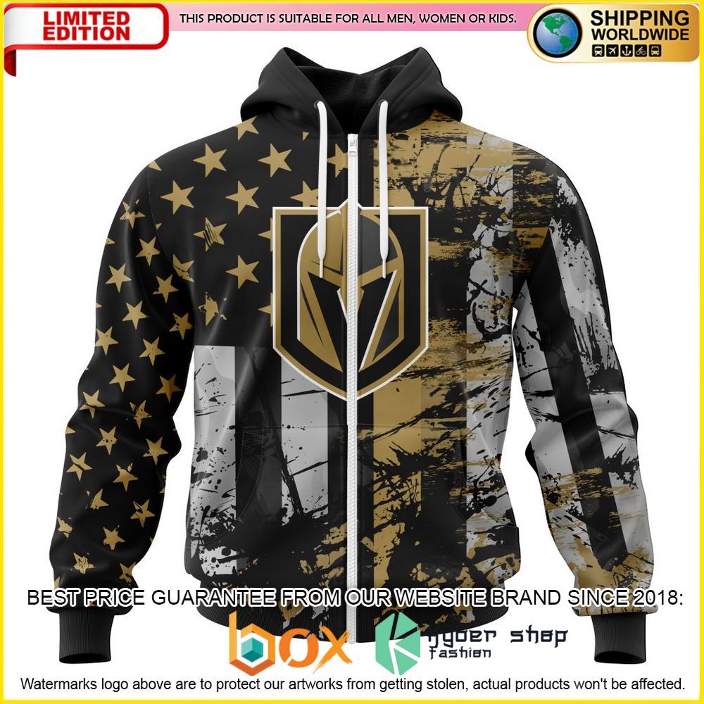 NEW Vegas Golden Knights Jersey For America Custom 3D Hoodie, Shirt 2