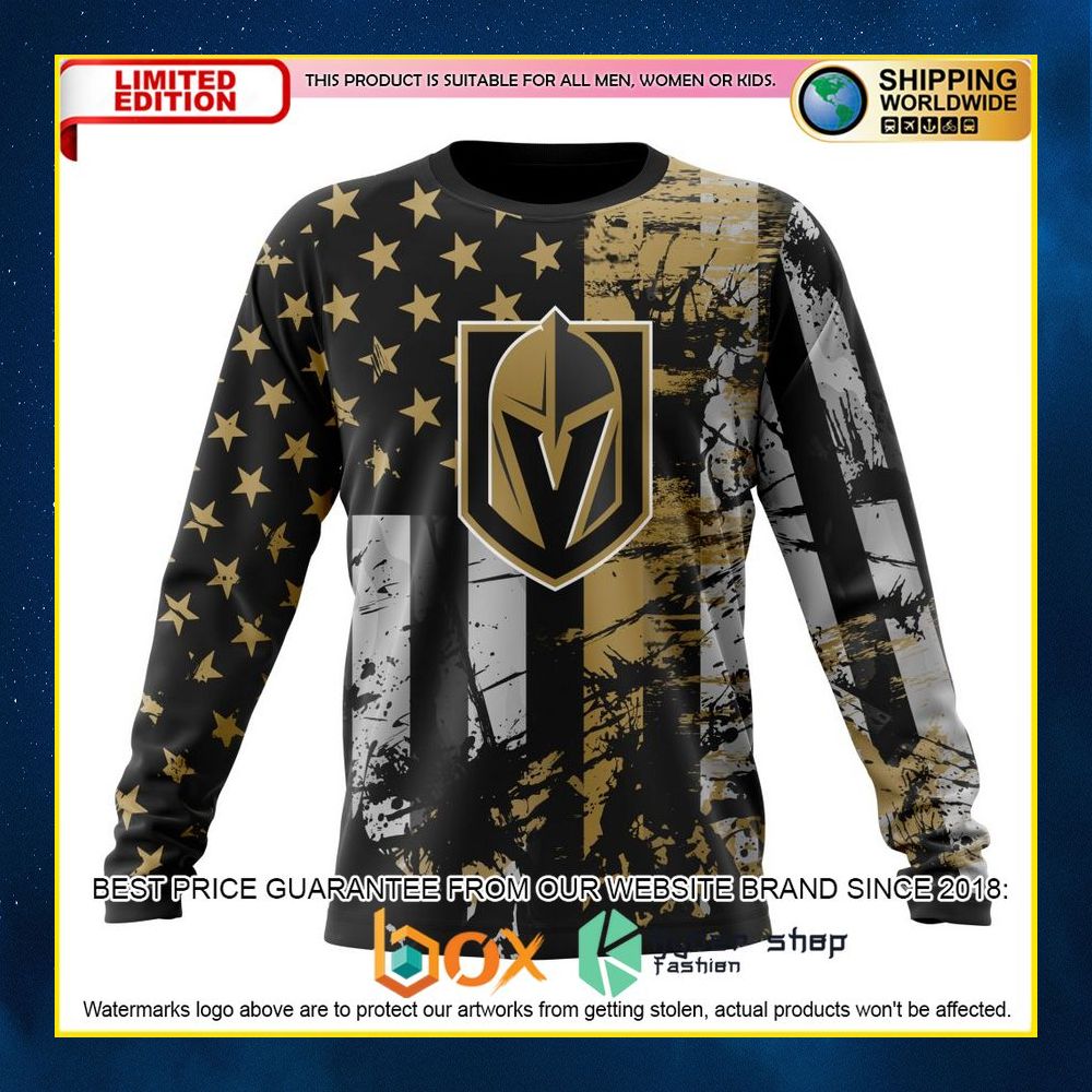 NEW Vegas Golden Knights Jersey For America Custom 3D Hoodie, Shirt 15