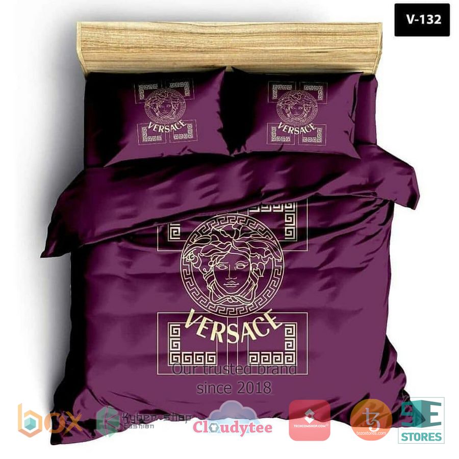 Versace Purple Bedding Set 8