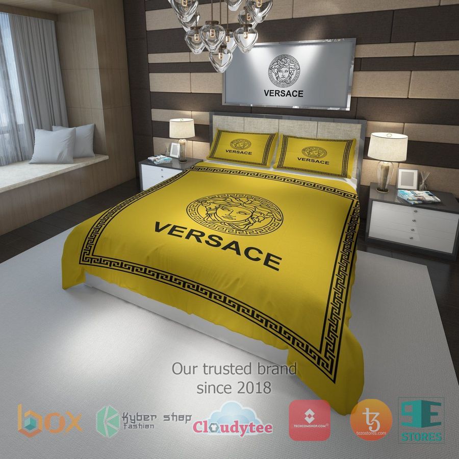 Versace Yellow Color Bedding Set 1
