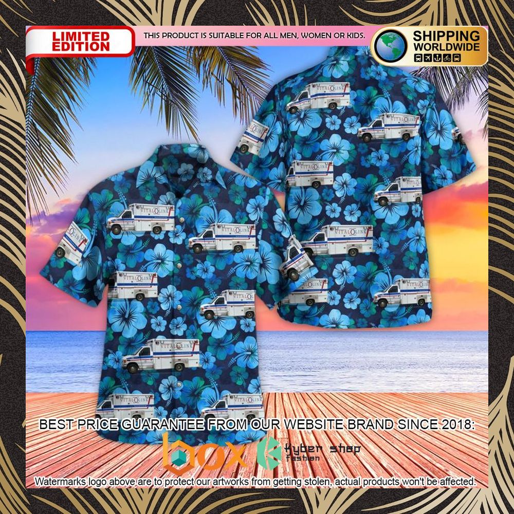 BEST Vital Link EMS Hawaiian Shirt 5