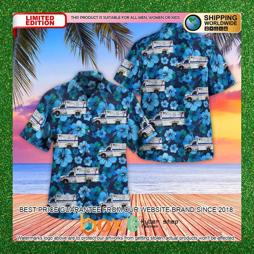 BEST Vital Link EMS Hawaiian Shirt 1