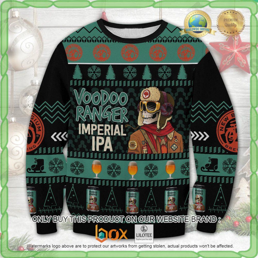 HOT Voodoo Ranger Imperial Ipa Skull Christmas Sweater 7