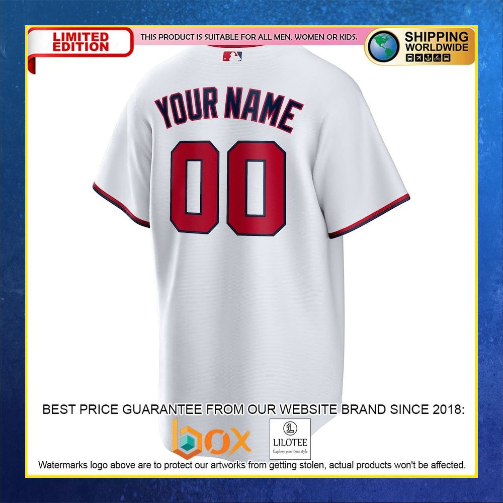 HOT Washington Nationals Youth Custom Name Number White Baseball Jersey Shirt 6