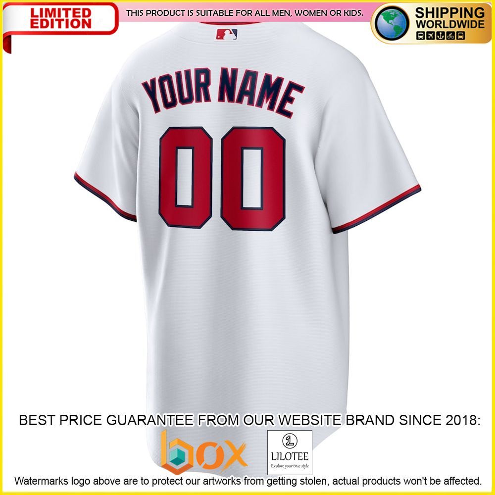 HOT Washington Nationals Youth Custom Name Number White Baseball Jersey Shirt 3