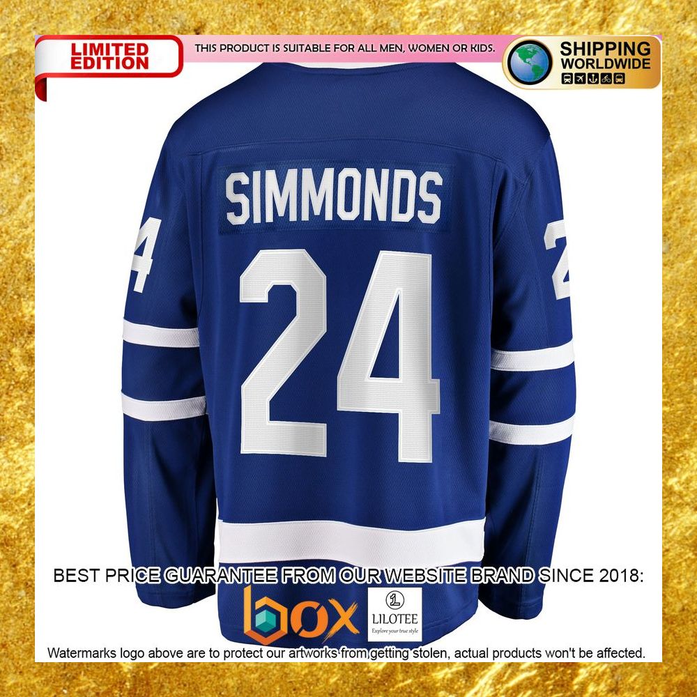 NEW Wayne Simmonds Toronto Maple Leafs Home Blue Hockey Jersey 7