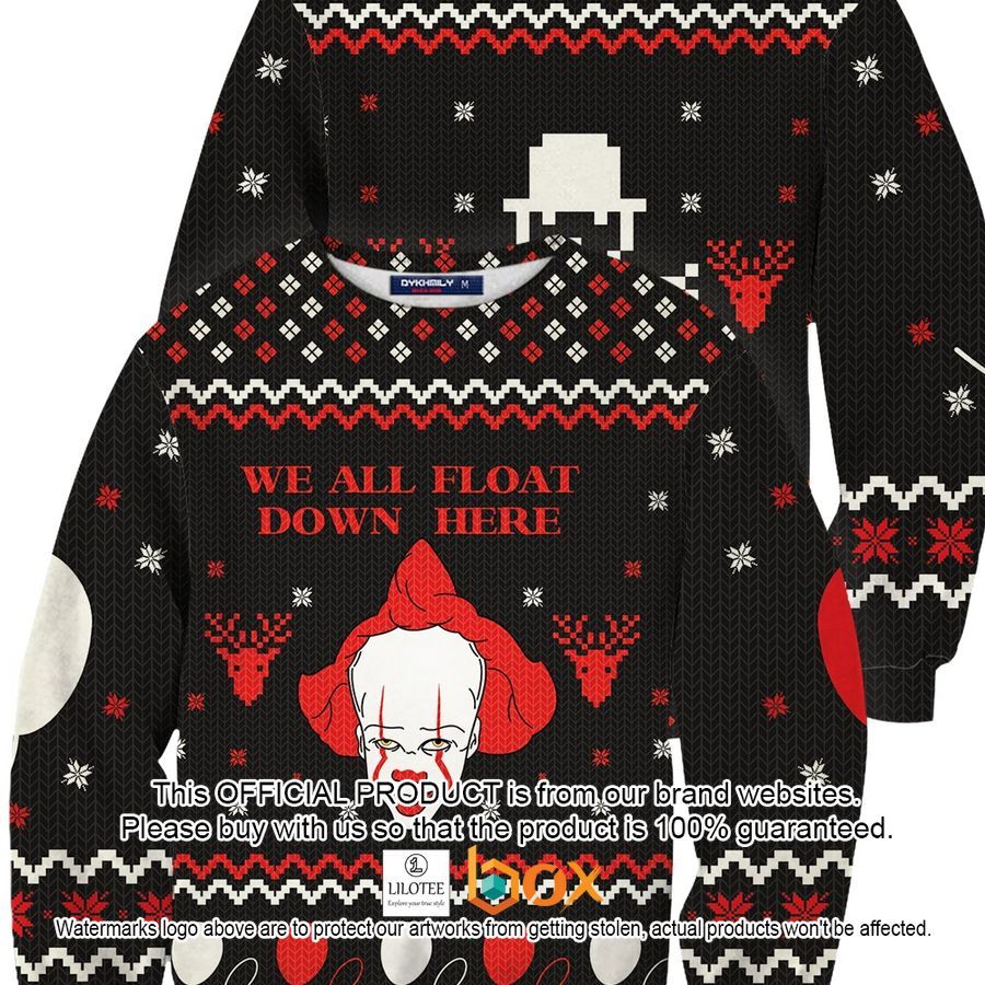 BEST We All Float Ugly Sweater 1