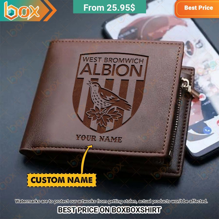 HOT West Bromwich Albion Leather Wallet 1