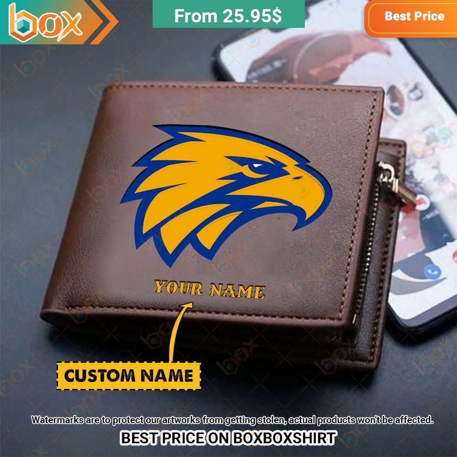 BEST West Coast Eagles Leather Wallet 5