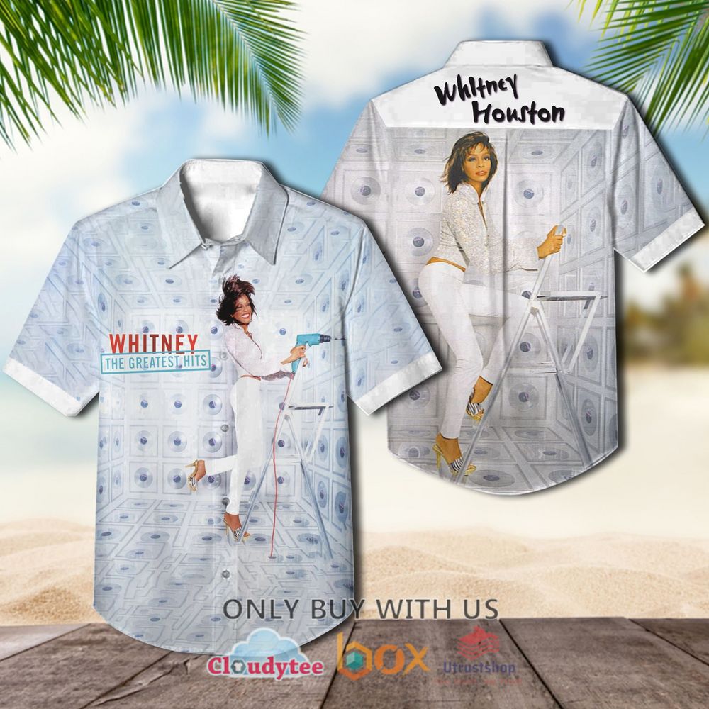 Whitney Houston Whitney The Unreleased Mixes Albums Hawaiian Shirt 1