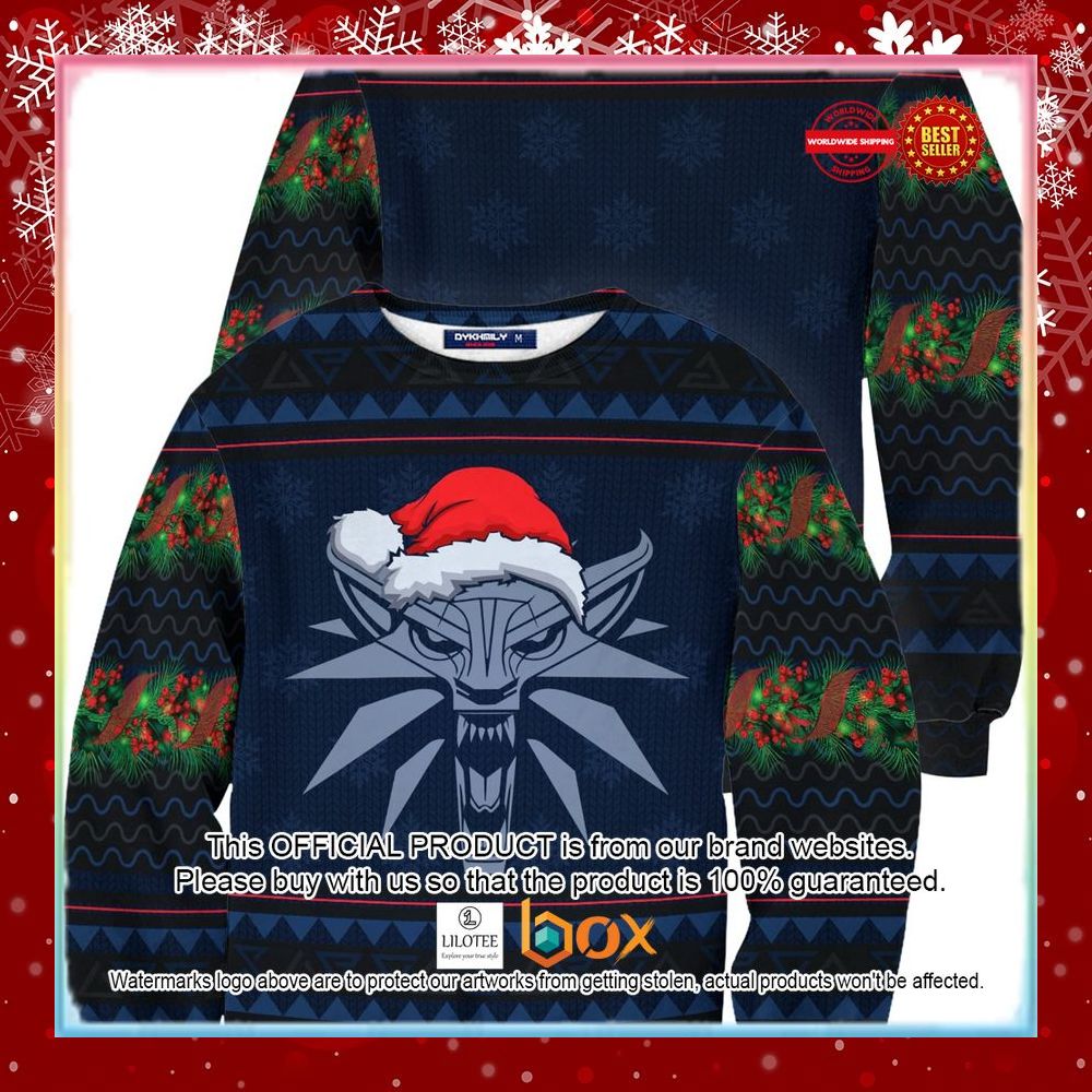 BEST Witcher Geralt Christmas Ugly Sweater 2
