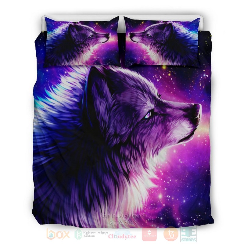 Wolf Galaxy Bedding Set 3