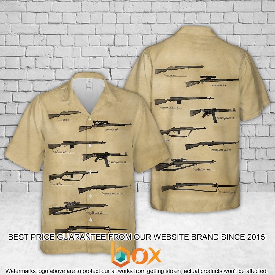 BEST WWII RIFLES Hawaiian Shirt 7