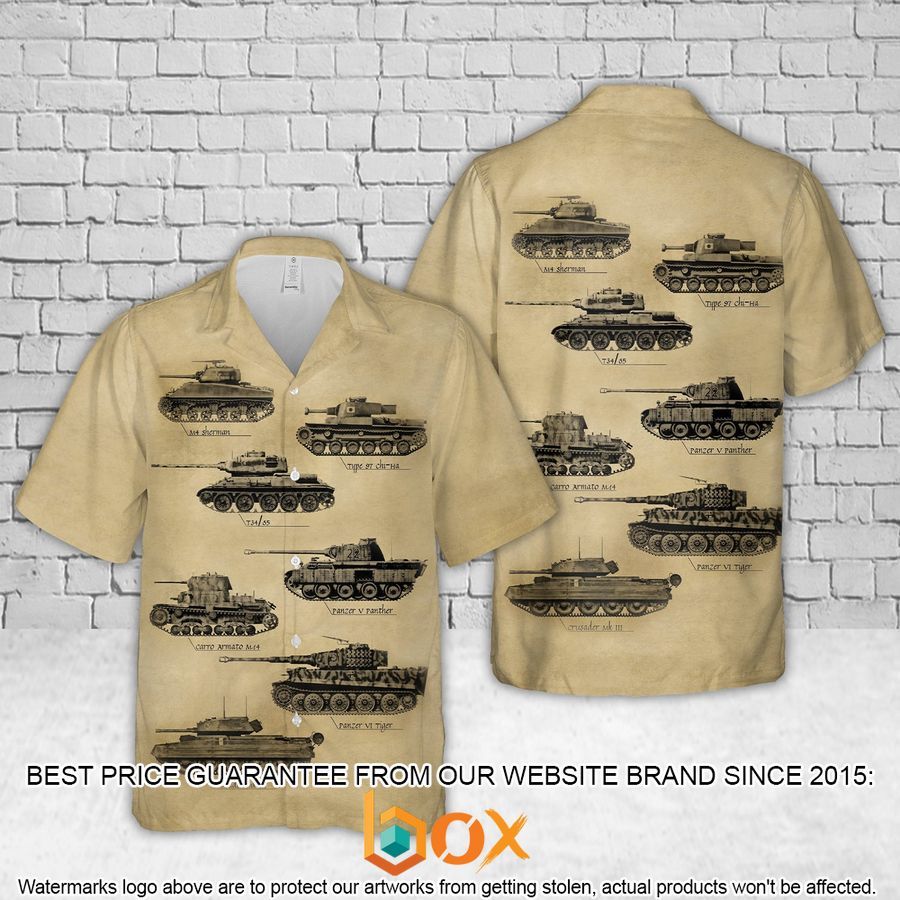 BEST WWII TANKS Hawaiian Shirt 10