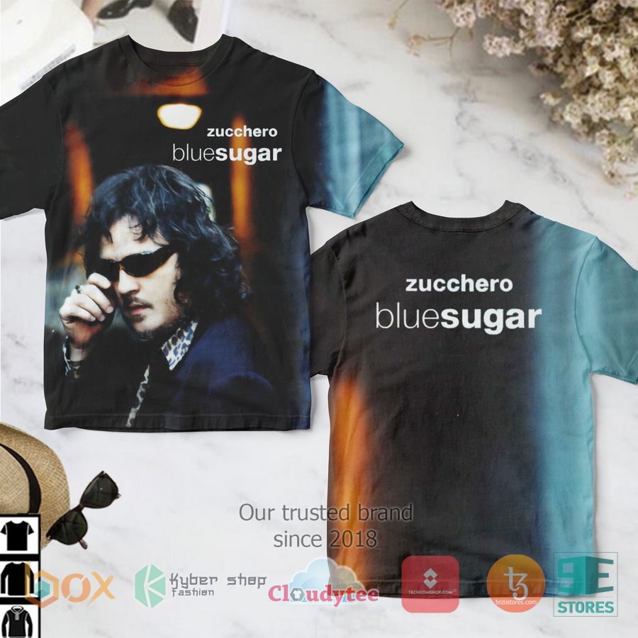 Zucchero Fornaciari-Blue's 3D Shirt 1